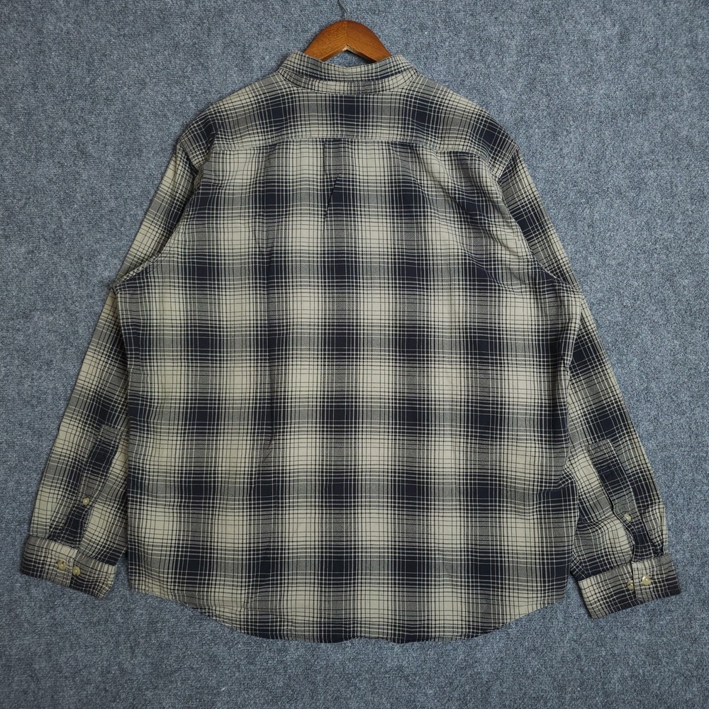 Filson Plaid Button Down Shirt Mens Size 3XL Long Sleeve Flannel Pockets Work - Picture 4 of 8